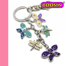 Libelle u. Schmetterling Keychain / Geschenke Keychain für Mädchen-Fabrik-Großverkauf